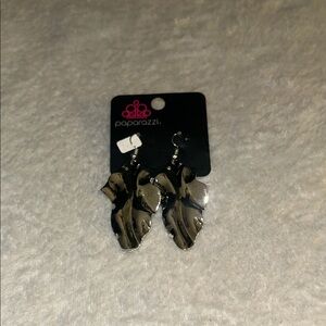 Paparazzi Metallic Leaf Earrings